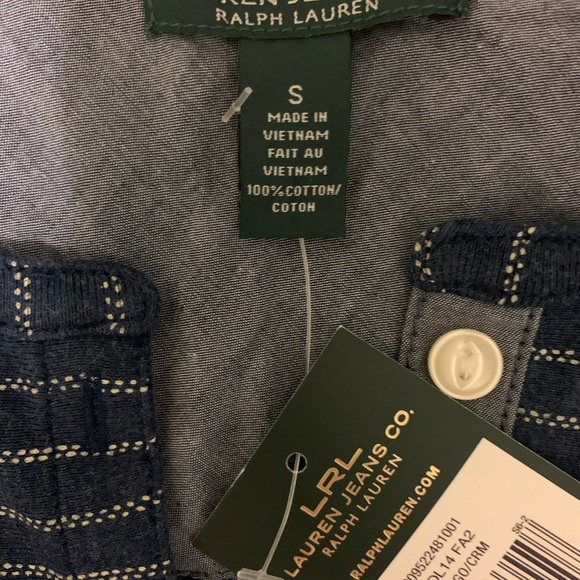 Lauren Ralph Lauren 3/4 Sleeve Top, S, NWT - Picture 5 of 7